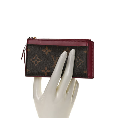 Louis Vuitton Monogram Zipped Card Holder Fuchsia 2 of 9
