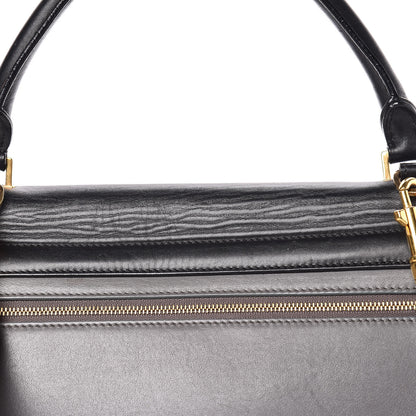 Celine Smooth Calfskin Suede Medium Tri-Color Trapeze Flamingo 17 of 24