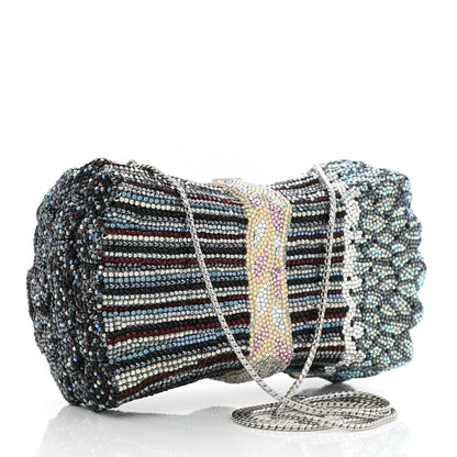 Judith Leiber Swarovski Crystal Bouquet Clutch Multicolor 3 of 12