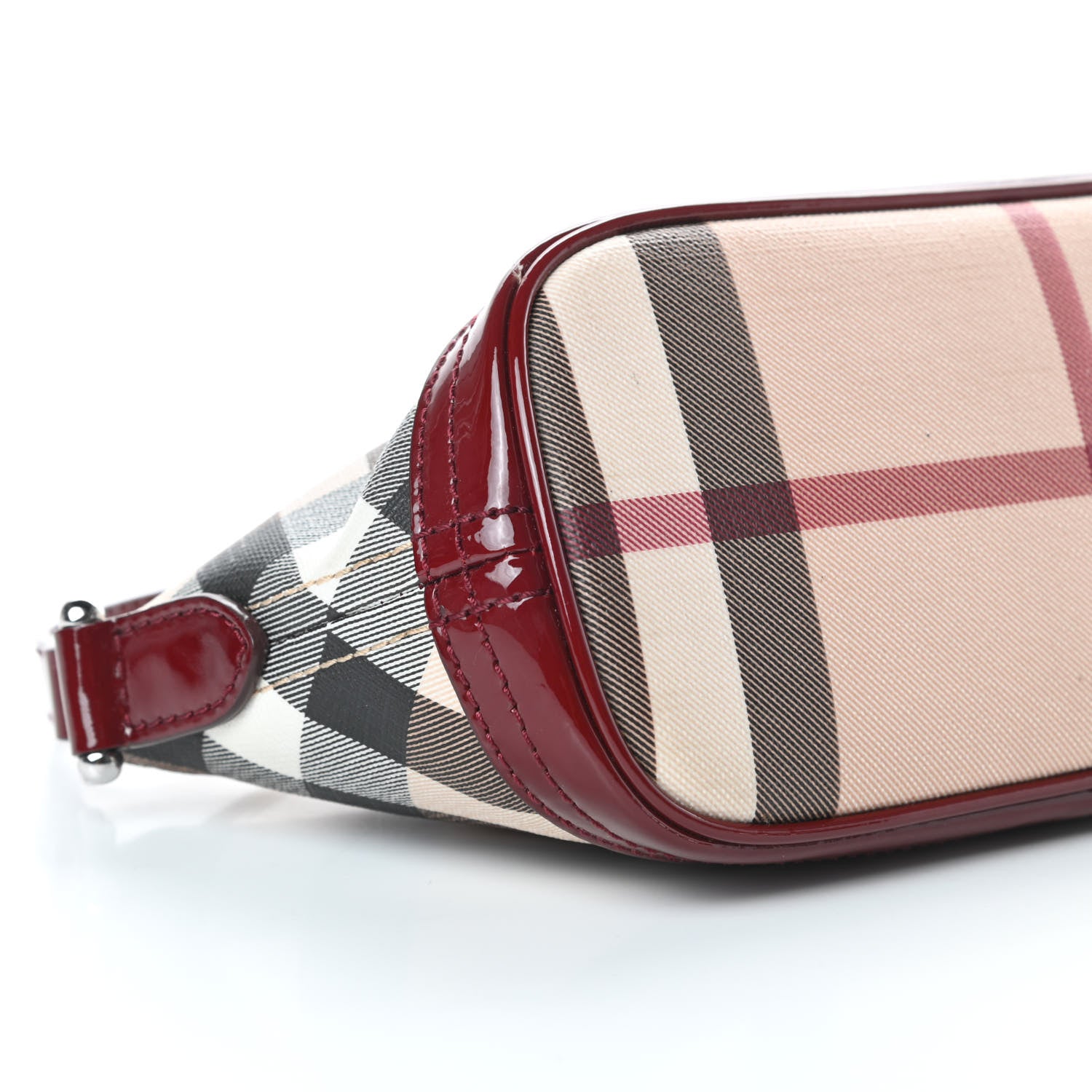 Burberry Nova Check Sling Bag Red 10 of 12