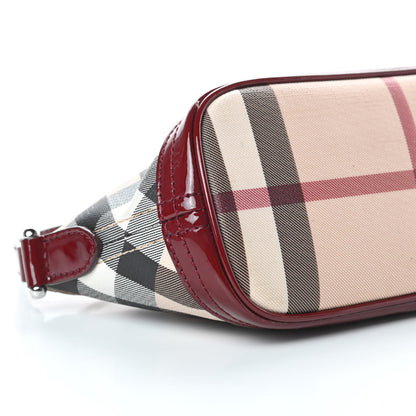 Burberry Nova Check Sling Bag Red 10 of 12
