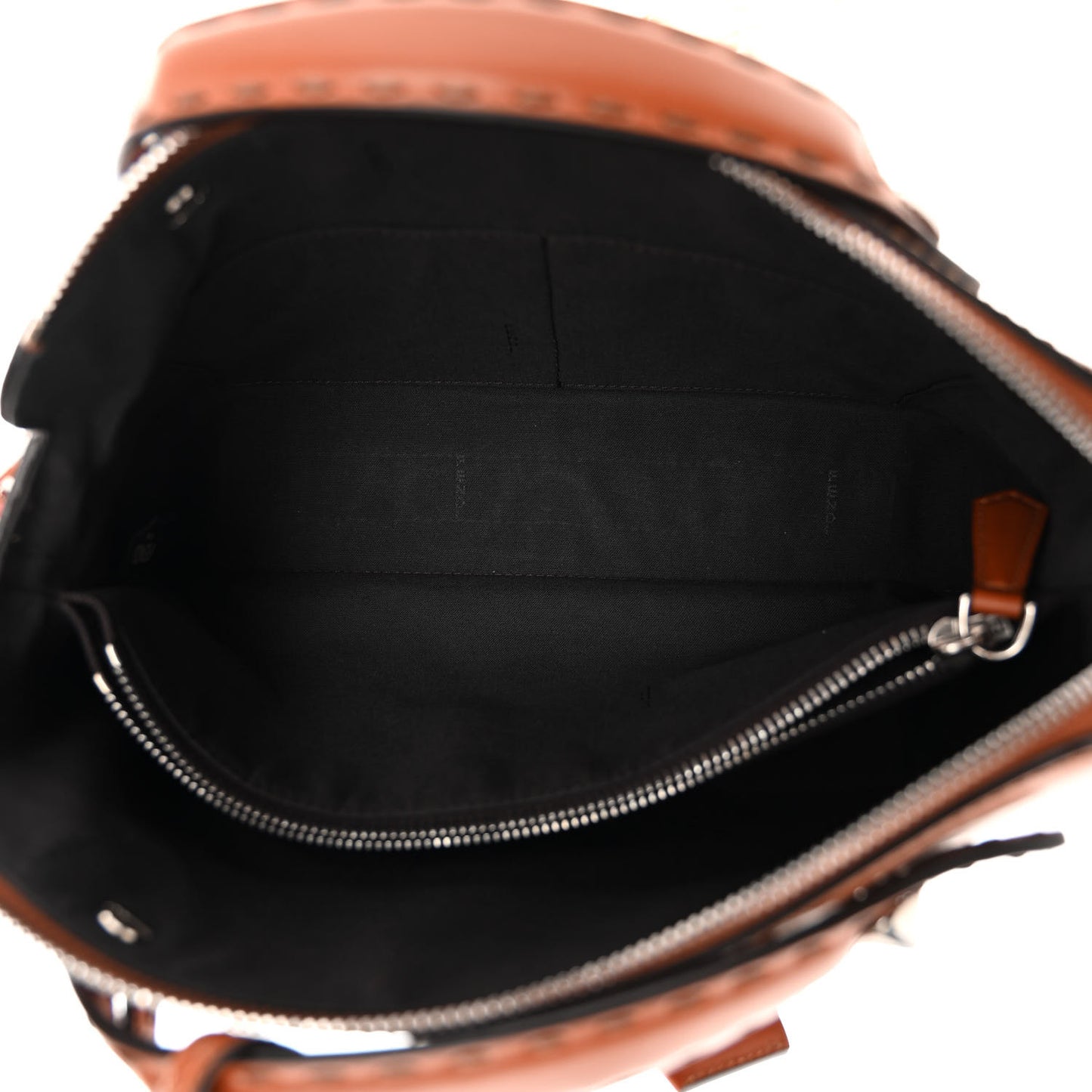 Vitello King Logo Embossed Medium By The Way Boston Bag Cuoio