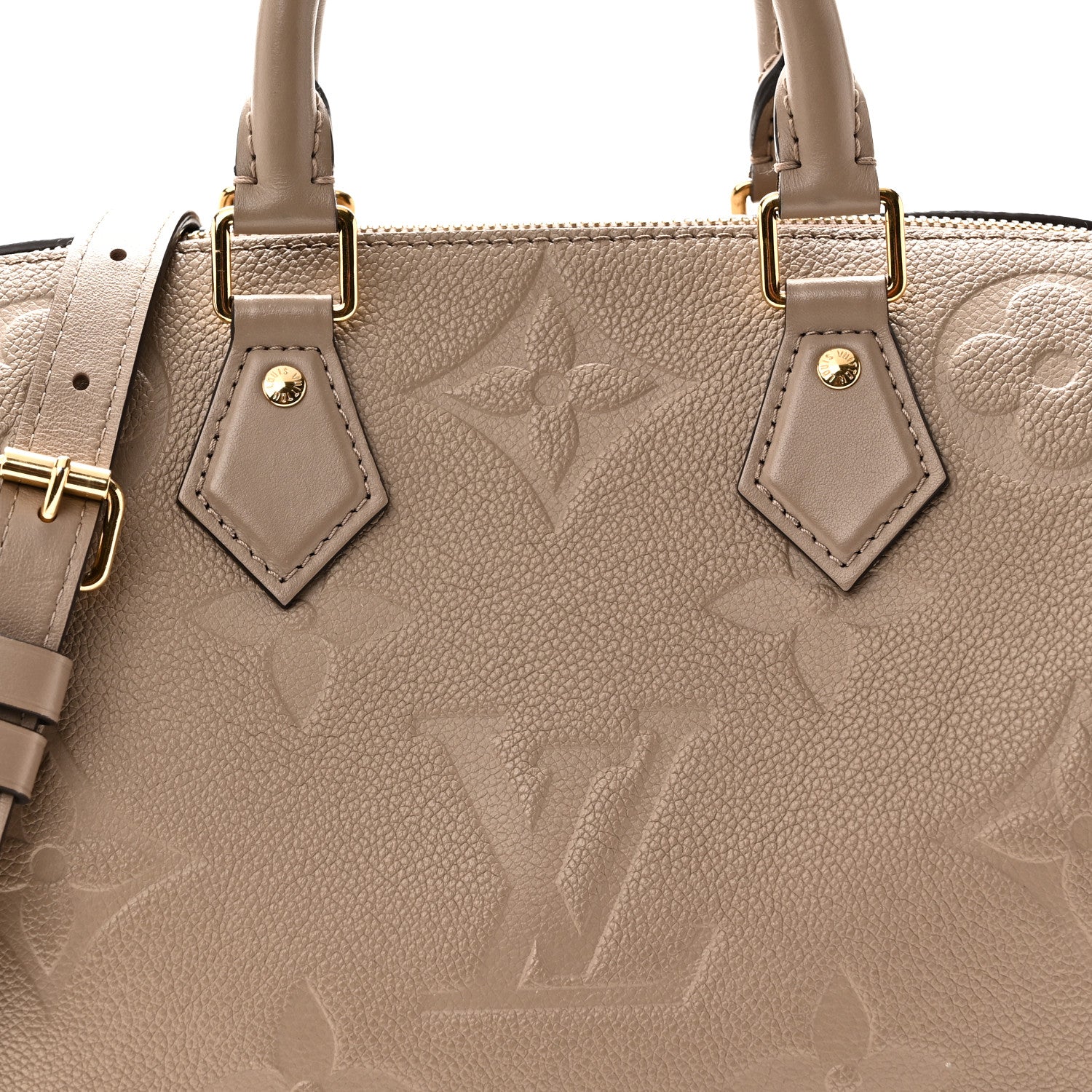 Louis Vuitton Empreinte Monogram Giant Speedy Bandouliere 25 Tourterelle 6 of 8