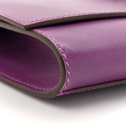 Hermes Tadelakt Medor 23 Clutch Violet 12 of 14