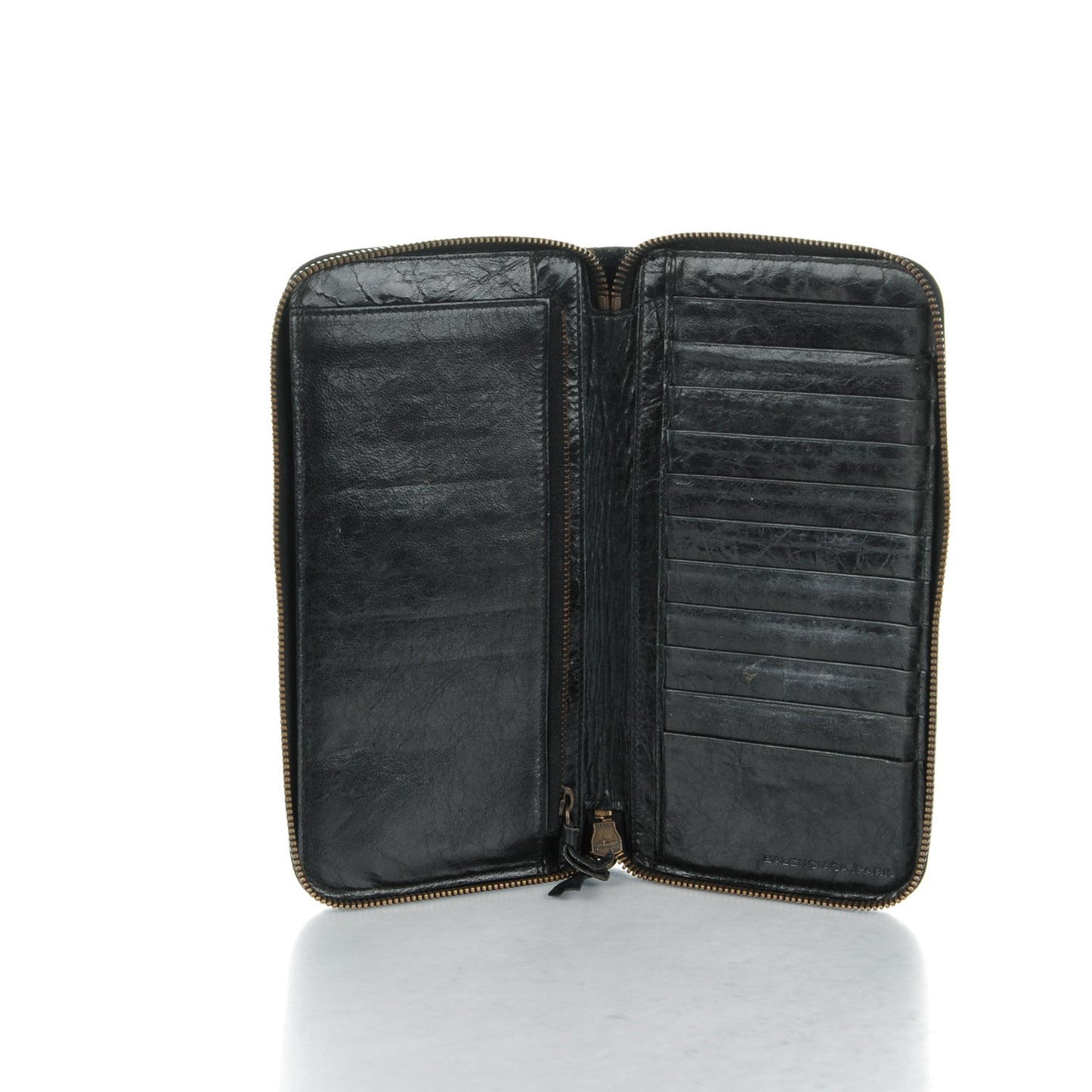 Chevre Classic Hardware Compagnon Wallet Black