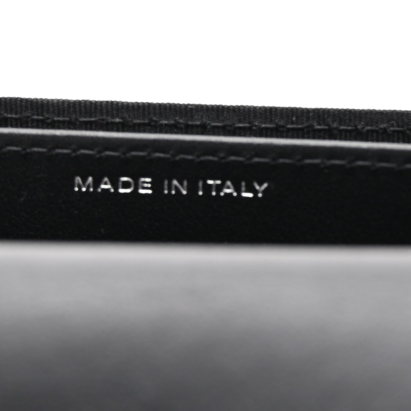 Aged Calfskin Quilted Reissue Flap Card Holder Wallet So Black