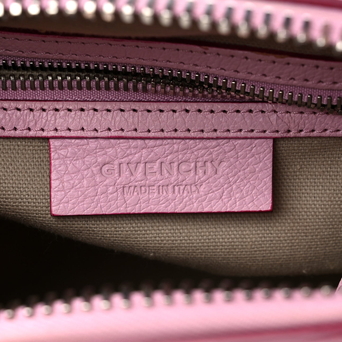 Sugar Goatskin Mini Tri-Color Antigona Bright Pink White Fuchsia