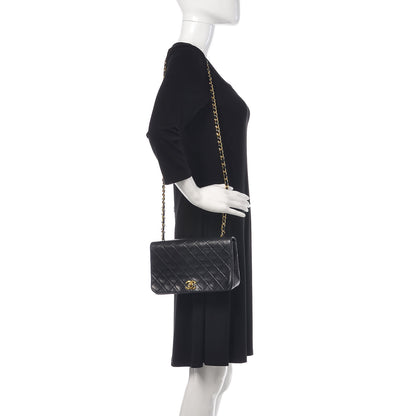 Chanel Lambskin Quilted Small Single Flap Bag Black 2 of 15