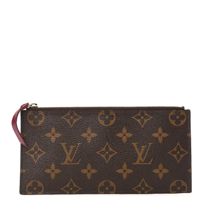 Louis Vuitton Monogram Felicie Chain Wallet Zippered Insert Fuchsia 1 of 6