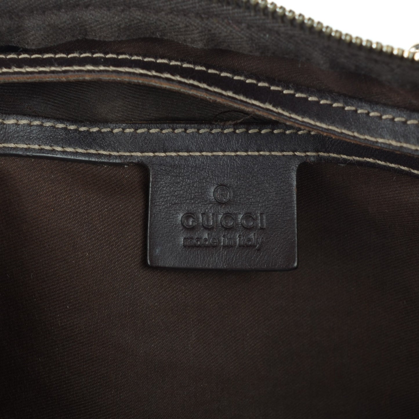 GG Plus Monogram Web Medium Joy Boston Dark Brown