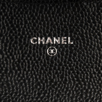 Chanel Caviar Quilted Small Flap Wallet Black 6 of 8