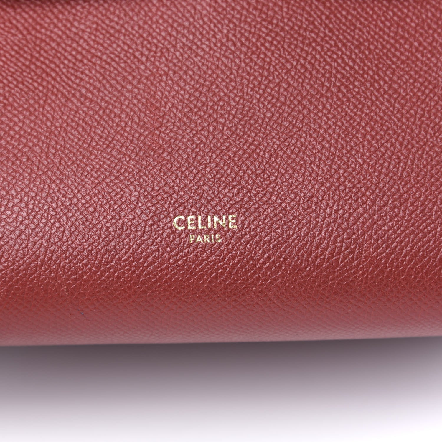 Celine Grained Calfskin Nano Belt Bag Ruby 7 of 12