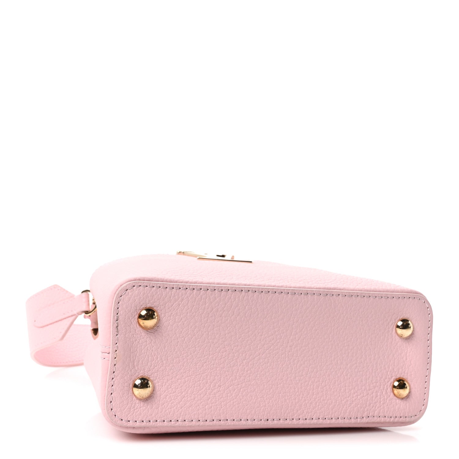 Louis Vuitton Taurillon Marble Capucines Mini Pink 4 of 9