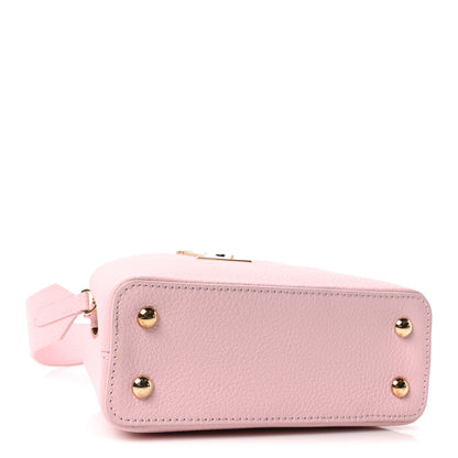 Louis Vuitton Taurillon Marble Capucines Mini Pink 4 of 9
