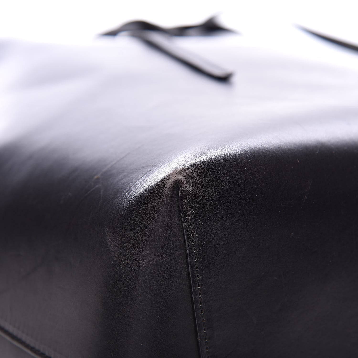 Mansur Gavriel Vegetable Tanned Calfskin Bucket Bag Black Flamma 13 of 18