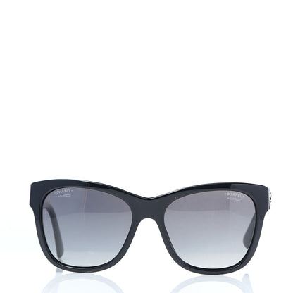 Chanel Polarized Square CC Sunglasses 5380 Black 2 of 8