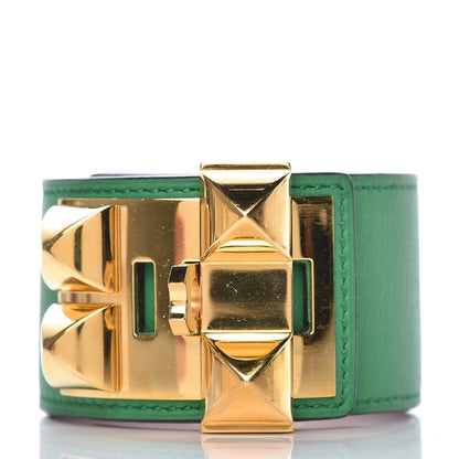 Hermes Swift Collier de Chien CDC Bracelet L Bambou 3 of 5