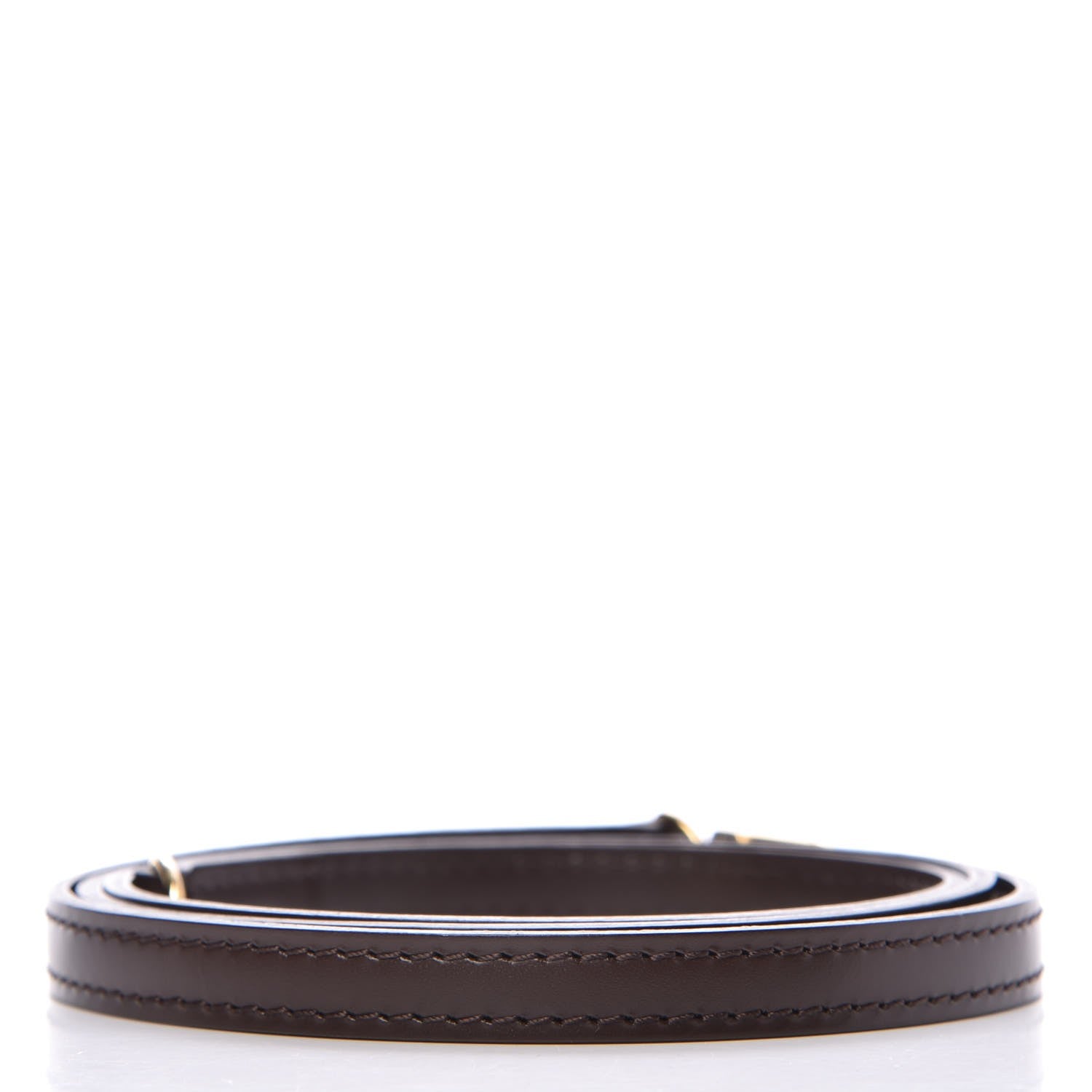 Louis Vuitton Calfskin 12mm Shoulder Strap Brown 2 of 3