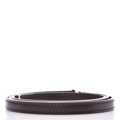 Louis Vuitton Calfskin 12mm Shoulder Strap Brown 2 of 3