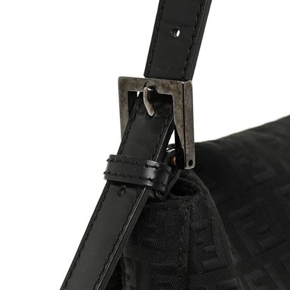 Fendi Zucchino Baguette Black 13 of 14