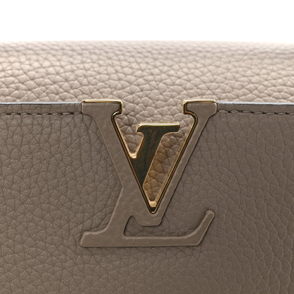 Louis Vuitton Taurillon Ayers Capucines BB Galet 10 of 13