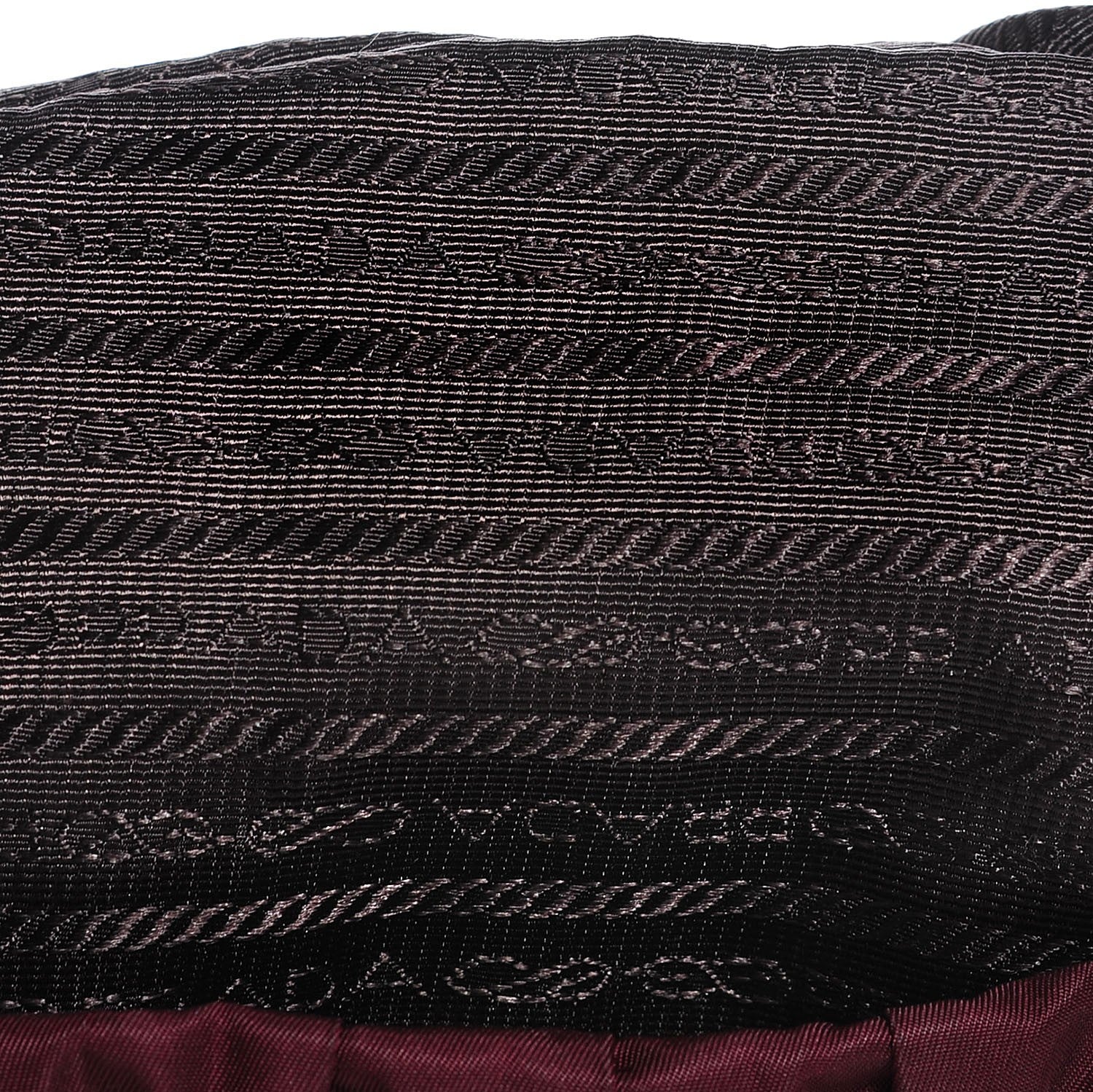 Prada Tessuto Nylon Gaufre Wristlet Bordeaux 9 of 9