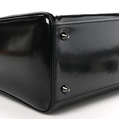 Christian Dior Patent Medium Lady Dior Black 10 of 12