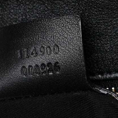 Gucci Calfskin Large Horsebit Chain Hobo Black 7 of 15