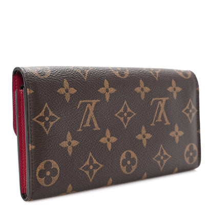 Louis Vuitton Monogram Emilie Wallet Fuchsia 3 of 6