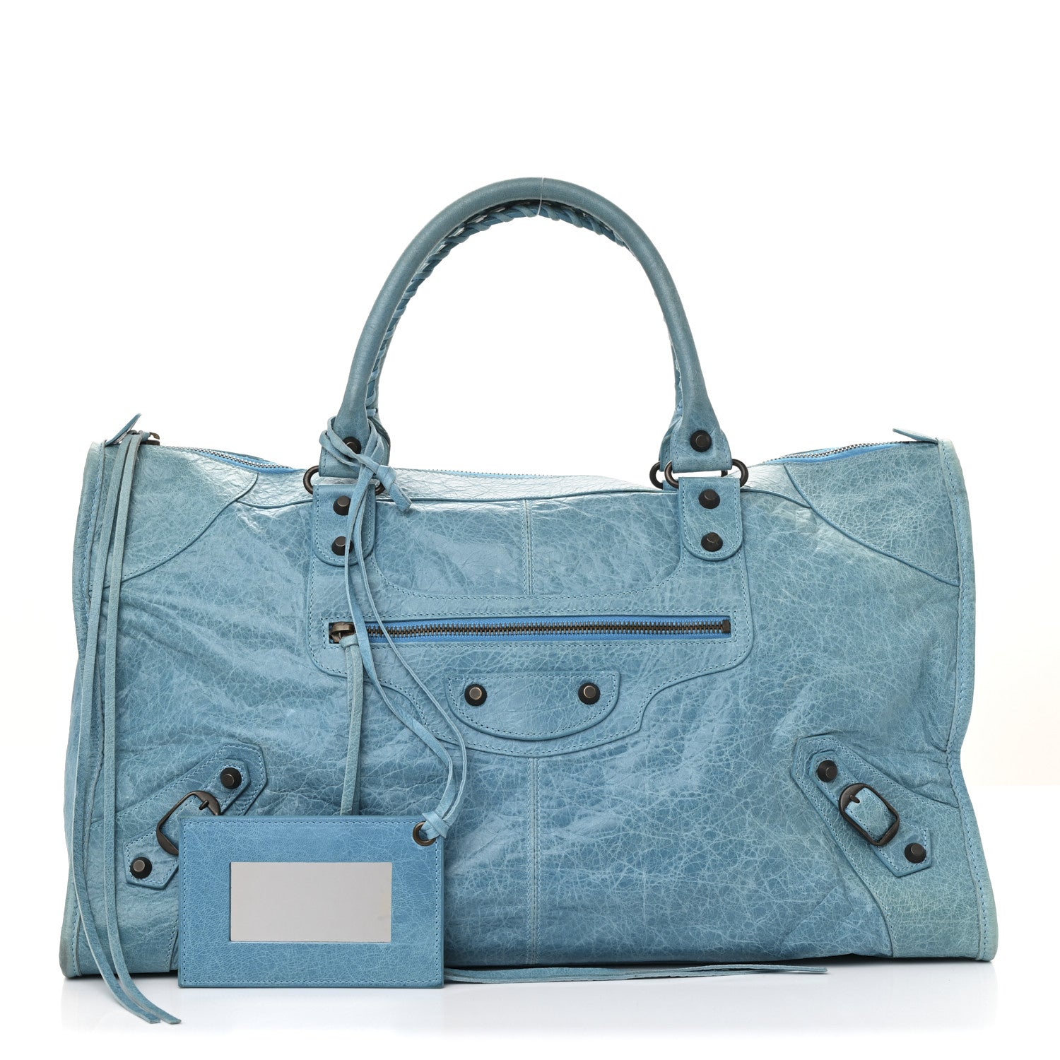 Balenciaga Agneau Classic Hardware Work Sky Blue 5 of 25