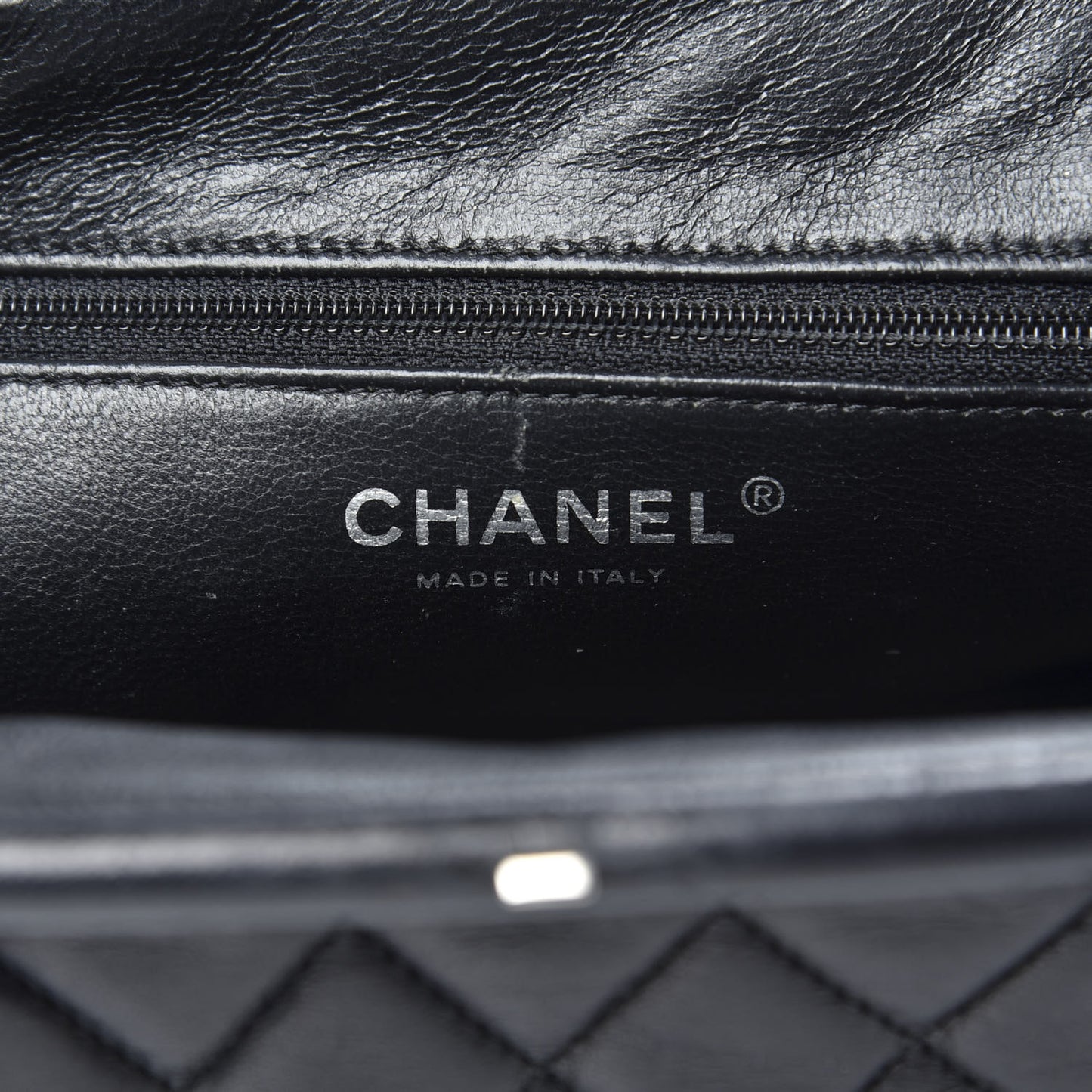 Lambskin Quilted Timeless Clutch Black