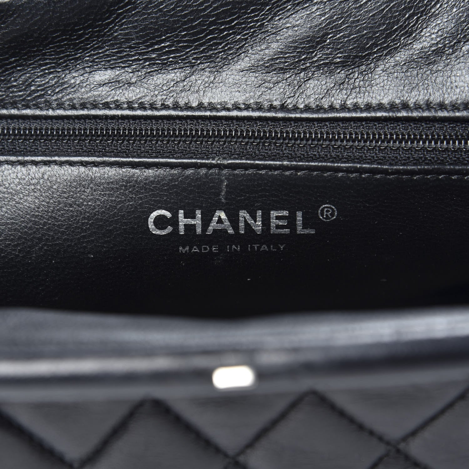 Chanel Lambskin Quilted Timeless Clutch Black 6 of 12
