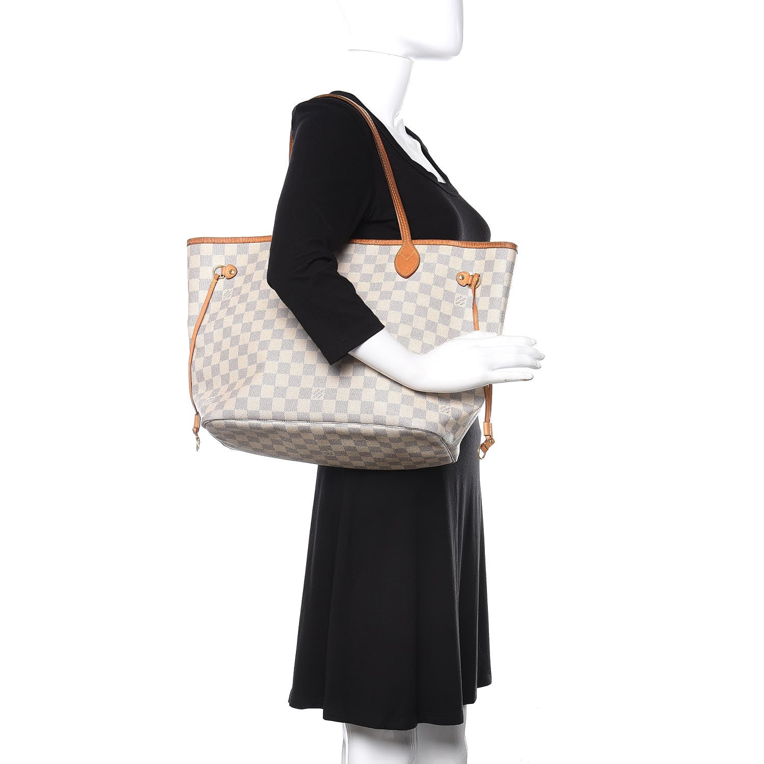 Louis Vuitton Damier Azur Neverfull MM 2 of 22