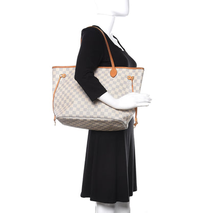 Louis Vuitton Damier Azur Neverfull MM 2 of 22