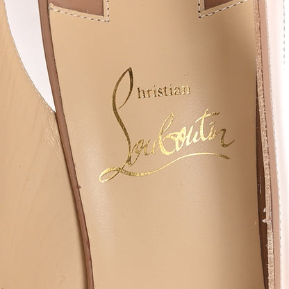 Christian Louboutin Patent Movida Sling 130 Platform Pumps 39 Nude 8 of 9