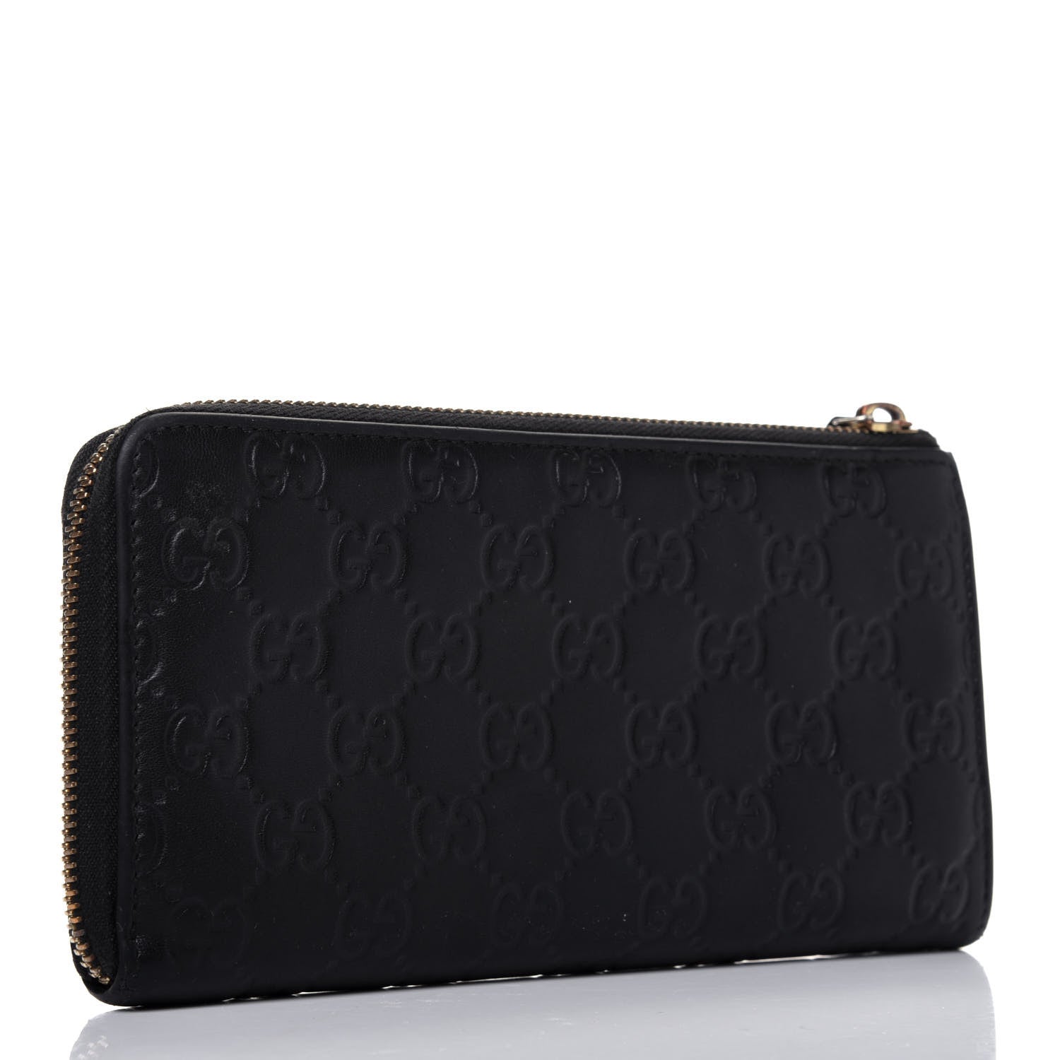 Gucci Guccissima Donna Long Wallet Black 3 of 17