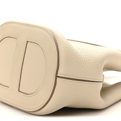 Hermes Taurillon Clemence Swift In-The-Loop 18 Bag Beton 10 of 10