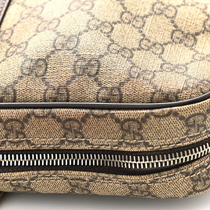 Gucci GG Supreme Monogram Selleria Calfskin Briefcase Beige Ebony Cocoa 12 of 16