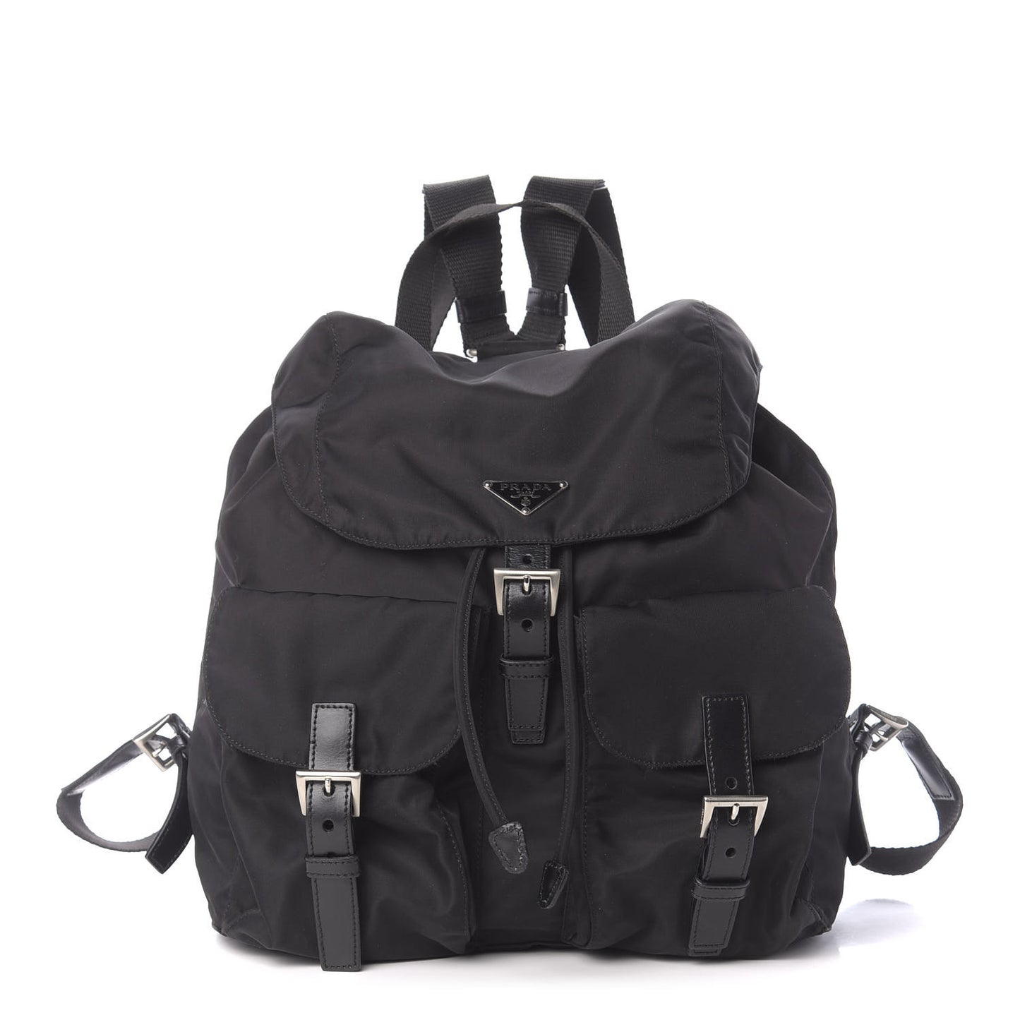 Nylon Vela Medium Backpack Black