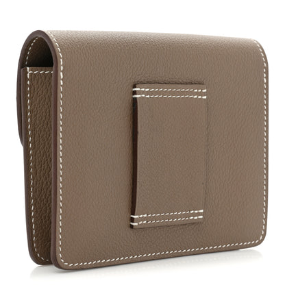 Hermes Evercolor Roulis Slim Wallet Etoupe 4 of 13