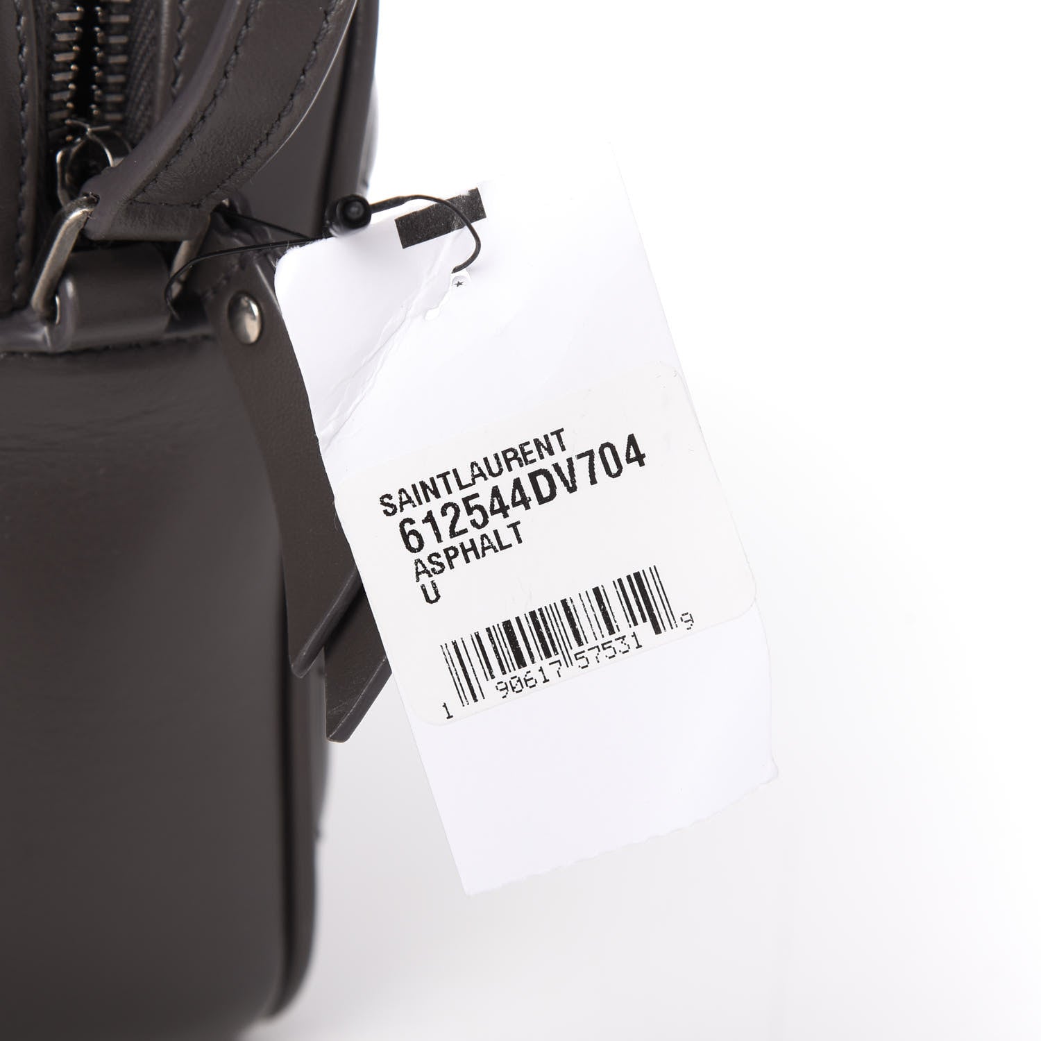 Saint Laurent Calfskin Matelasse Monogram Lou Camera Bag Asphalt 11 of 11