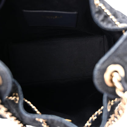 Chanel Denim Quilted Medium Chanel 25 Handbag Dark Blue 6 of 11