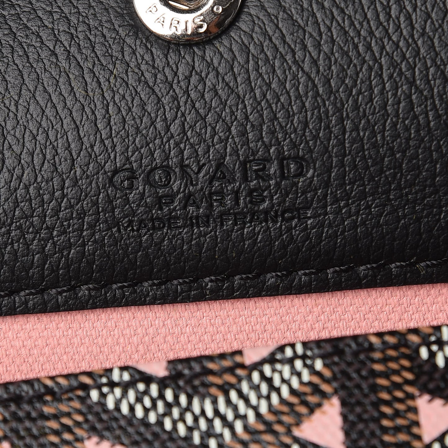 Goyardine Saint Louis Claire Voie GM Black Pink