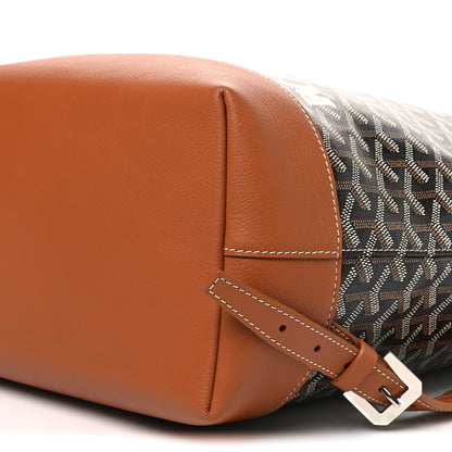 Goyard Goyardine Calfskin Cisalpin Backpack  Black Gold 9 of 10