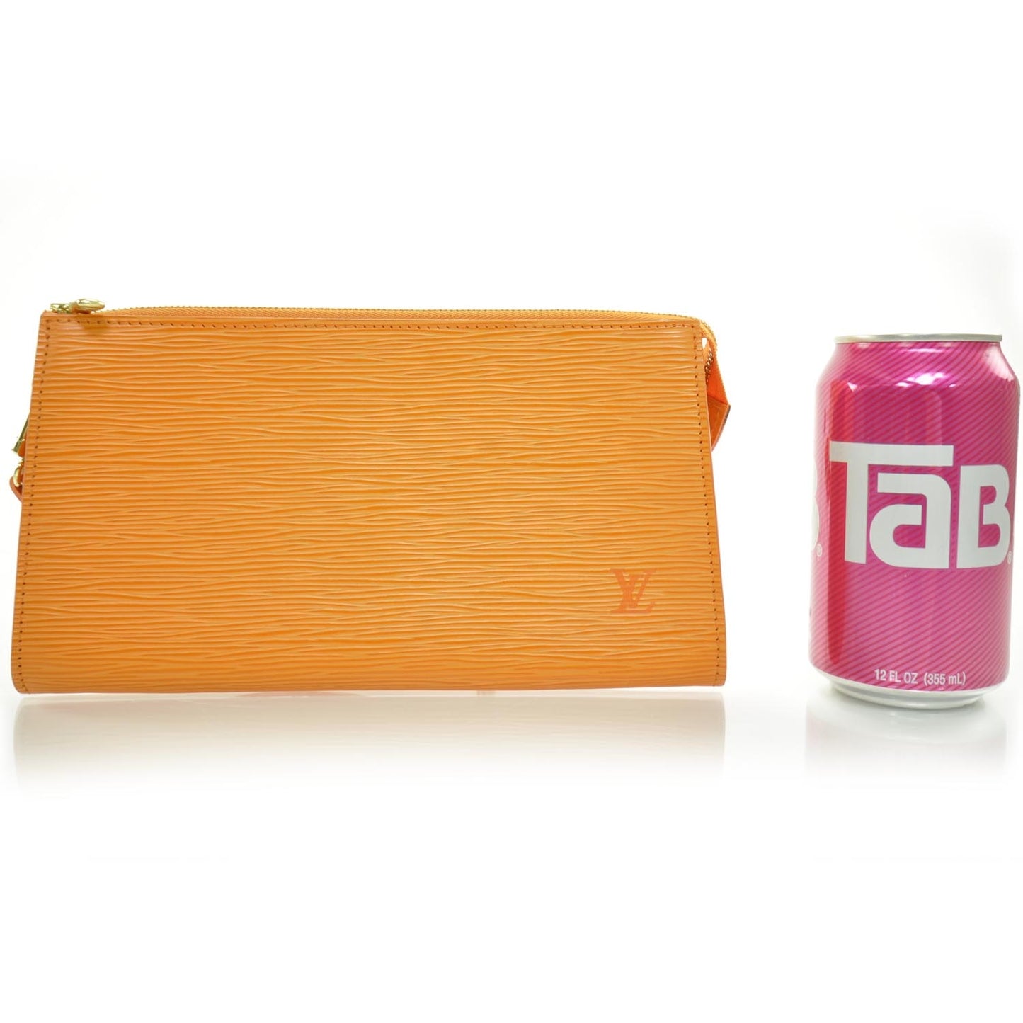 Epi Pochette Accessories 24 Mandarin