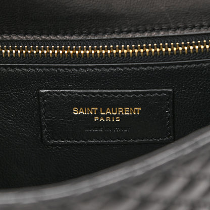 Saint Laurent Lambskin Quilted Victoire Shoulder Bag Black 6 of 9