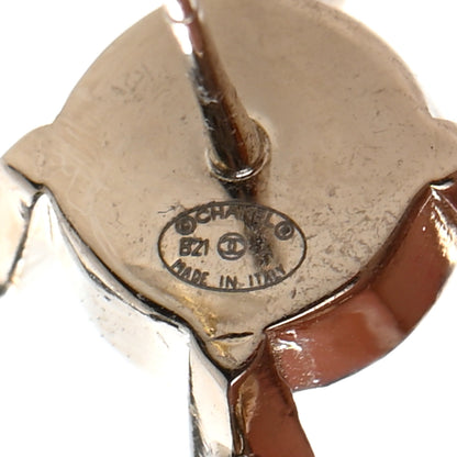 Chanel Crystal Pearl CC Drop Earrings Gold 4 of 4