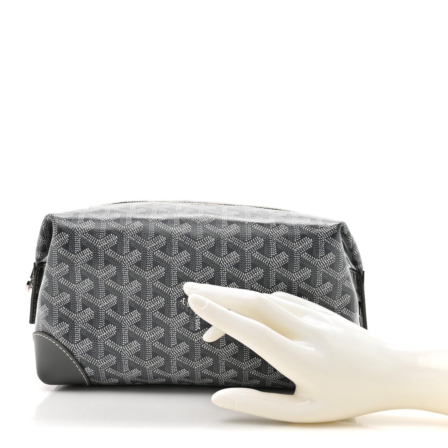 Goyardine Boeing 25 Trousse de Toilette Grey