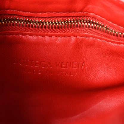 Bottega Veneta Textured Deerskin Maxi Intrecciato Padded Cassette Crossbody Bag Chili 6 of 10