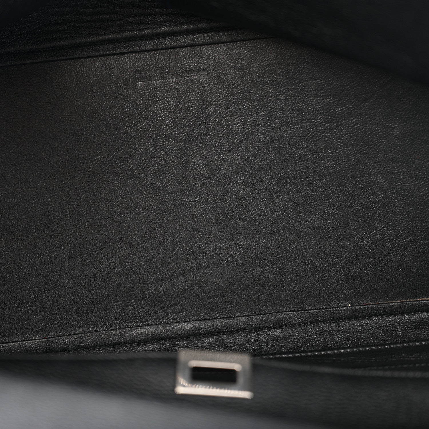 Celine Drummed Calfskin Suede Medium Trapeze Black 5 of 15